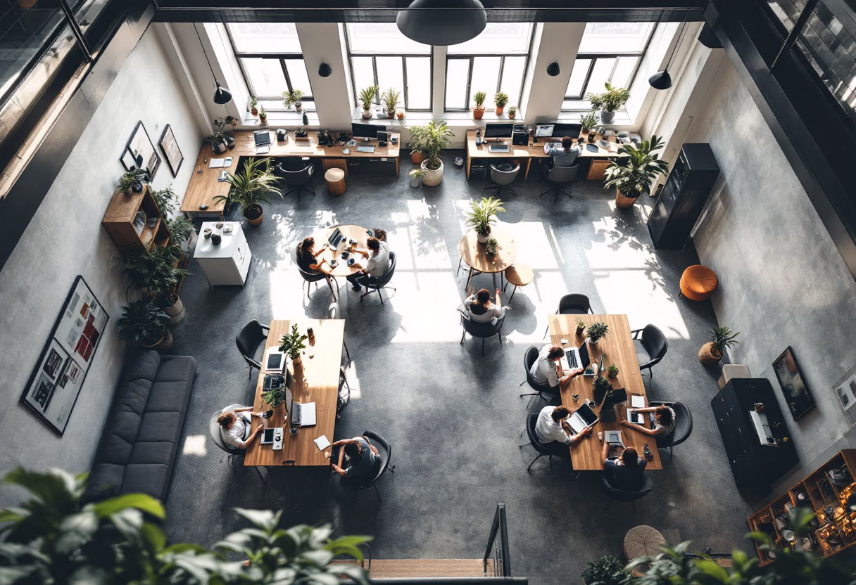 image of open office space (for an hr tech)