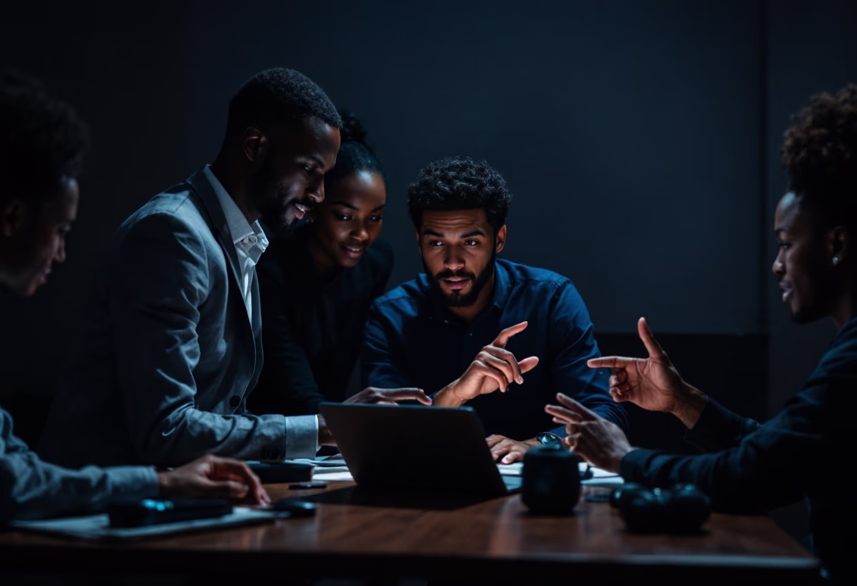image of team collaborating (for a ar/vr)