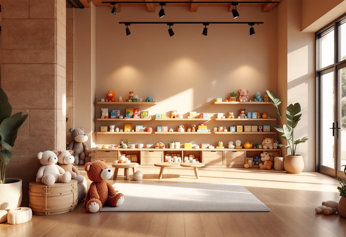 [background image] retail environment (for a toys & game store)