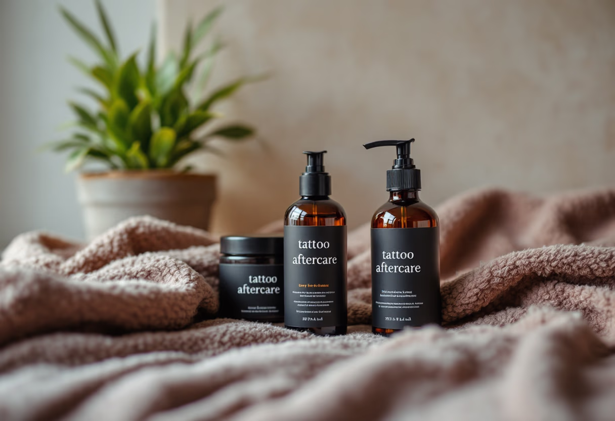 image of tattoo aftercare products