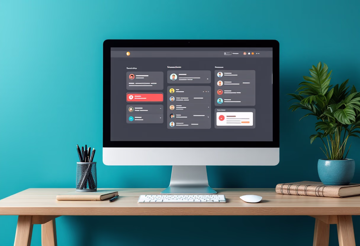 image of a computer showcasing educational software (for edtech)