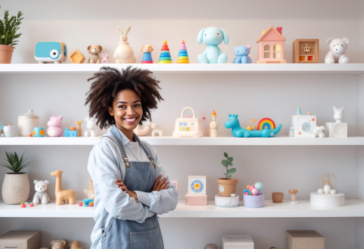 image of store owner or staff (for a toys & game store)