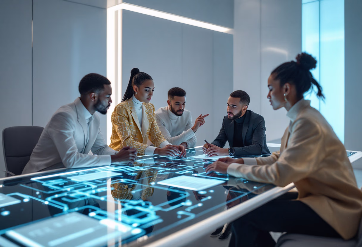 image of brainstorming session (for a pr firm)