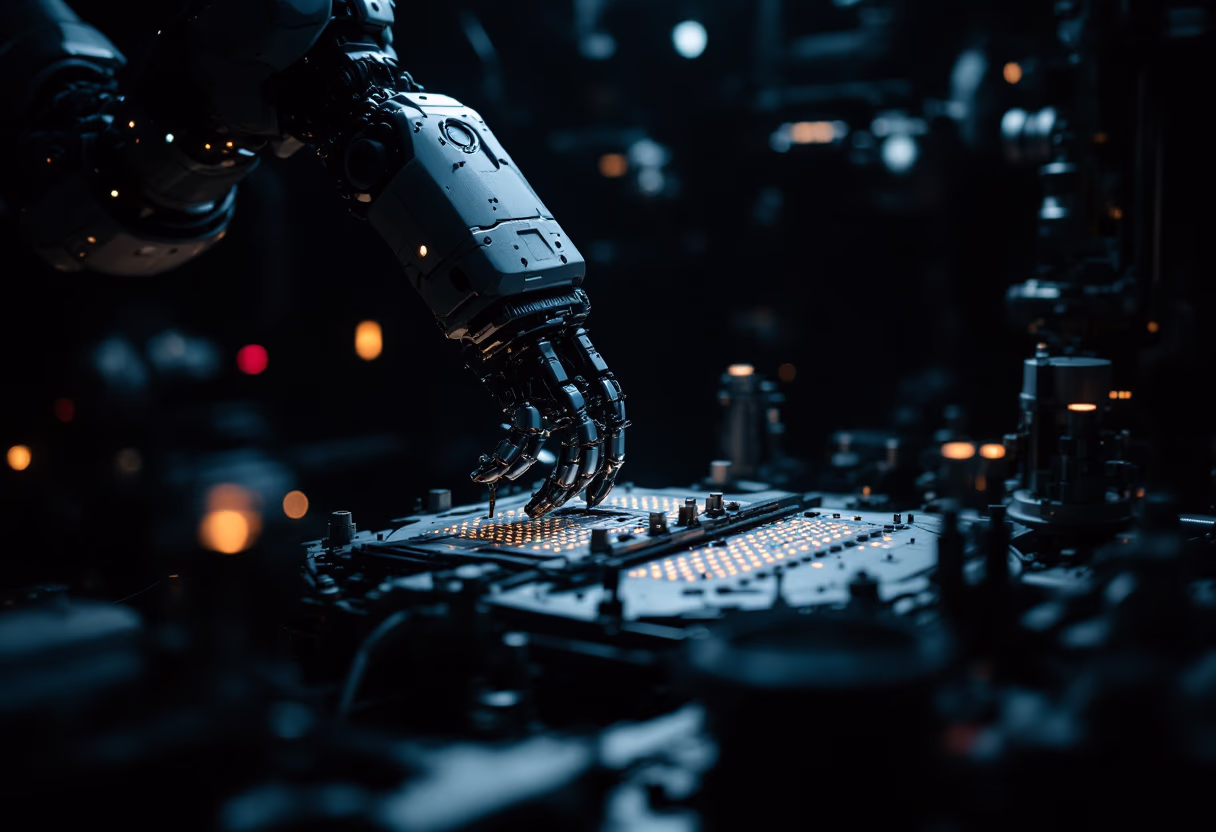 image of manufacturing process (for a space tech)