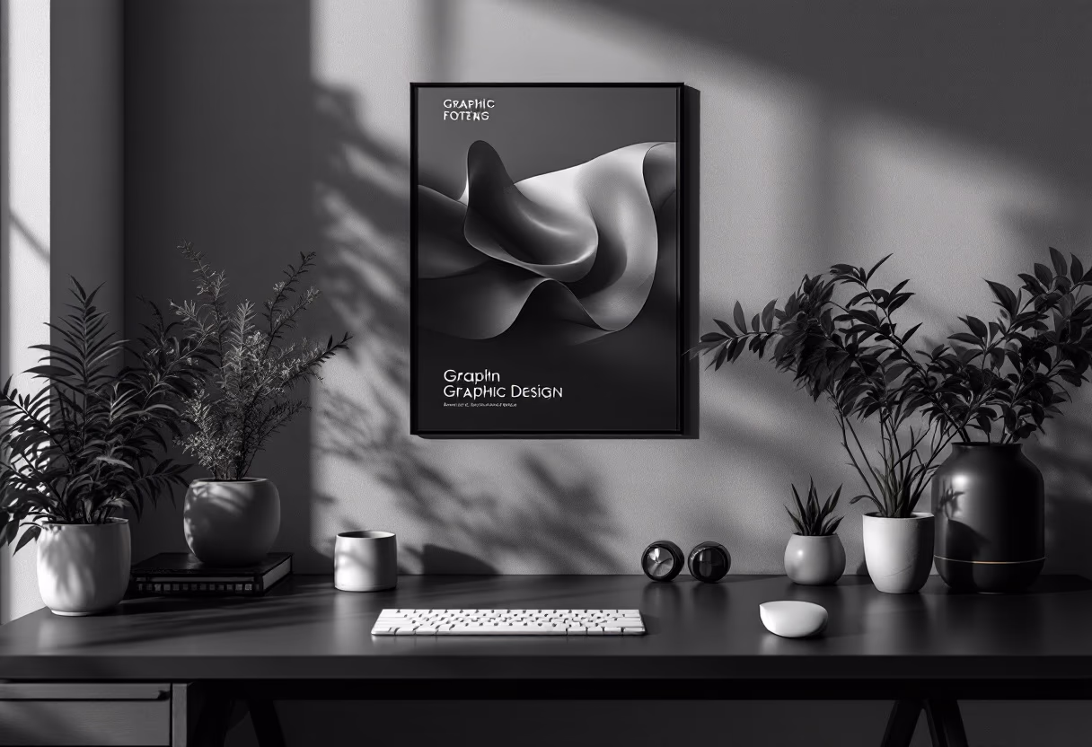 [digital project] image of poster designs (for a graphic design studio)