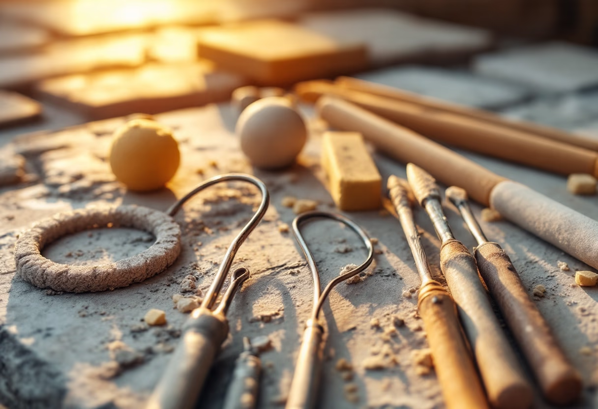image of different ceramic tools