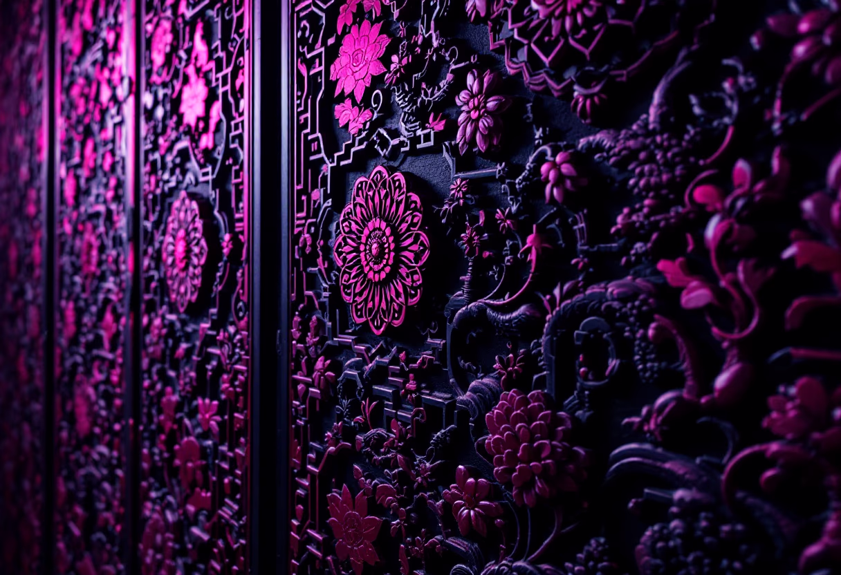 image of traditional chinese decor (for a chinese restaurant)