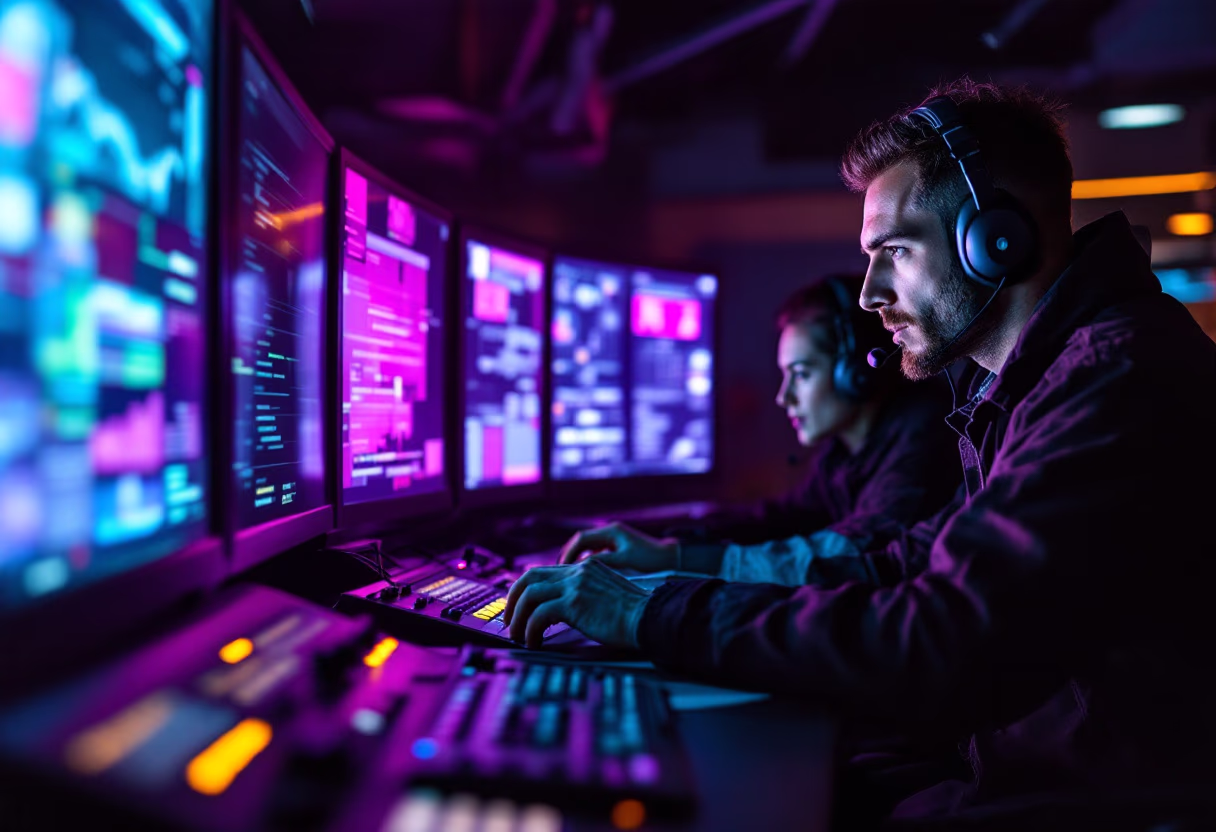 image of a traffic control center (for a mobility and transportation)