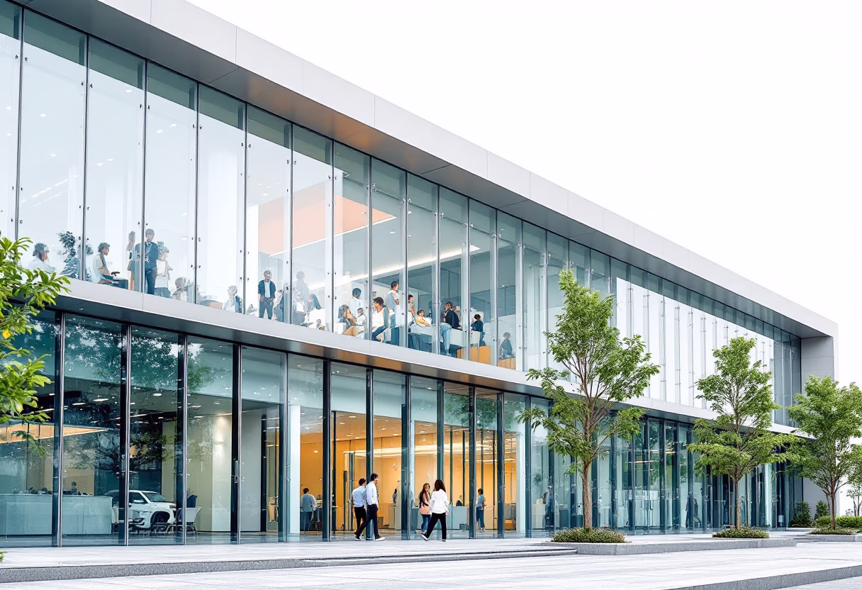 image of office building (for a digital marketing & advertising agency)