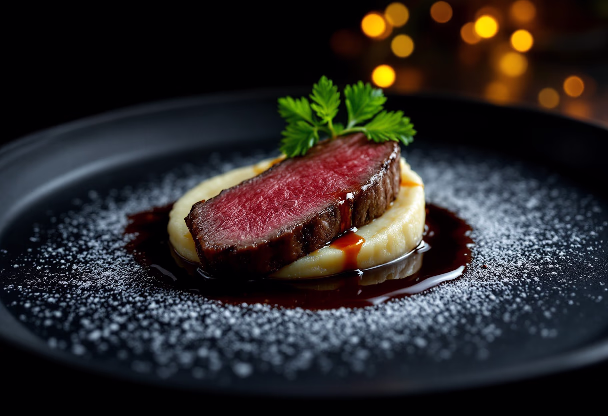 image of plated gourmet dish