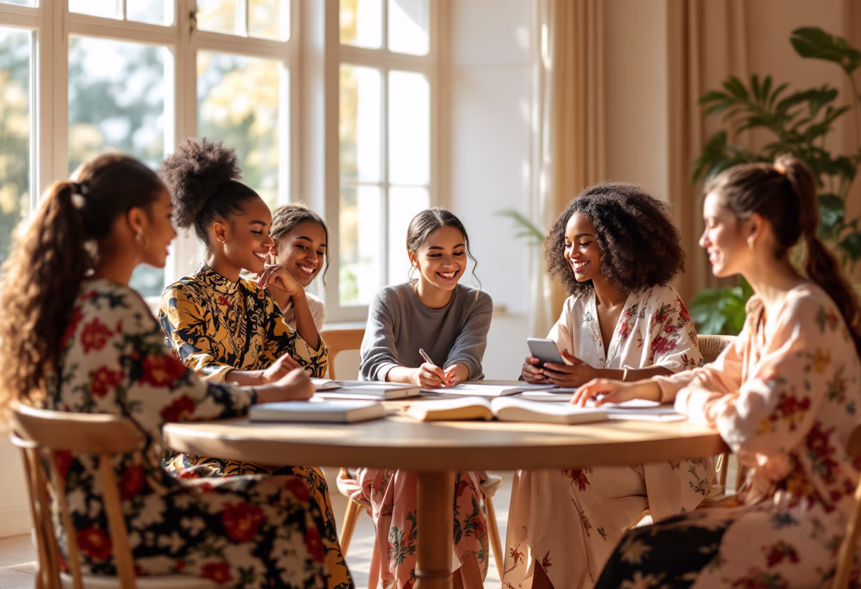 image of student discussion in classroom