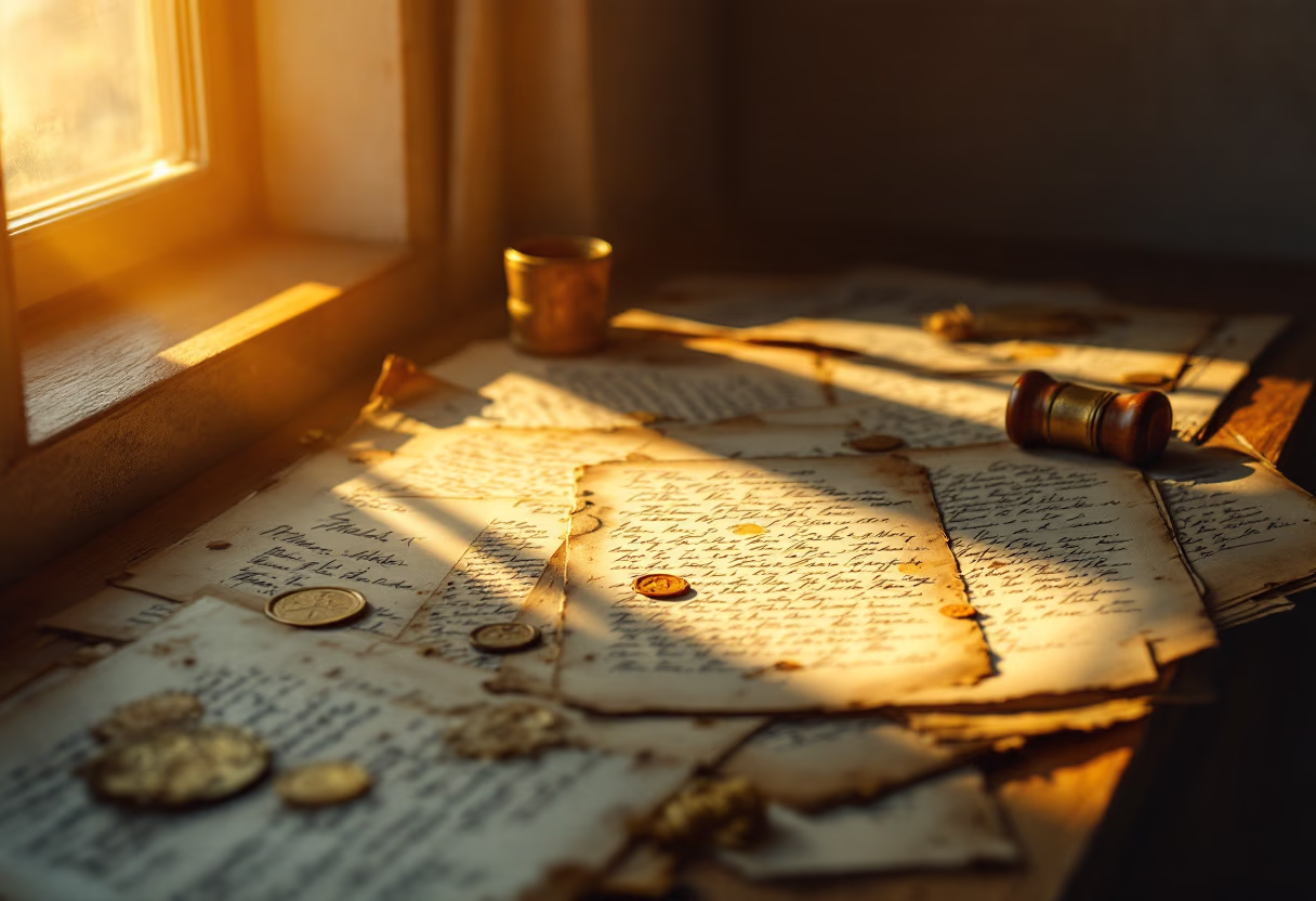 image of old legal documents for a legal tech