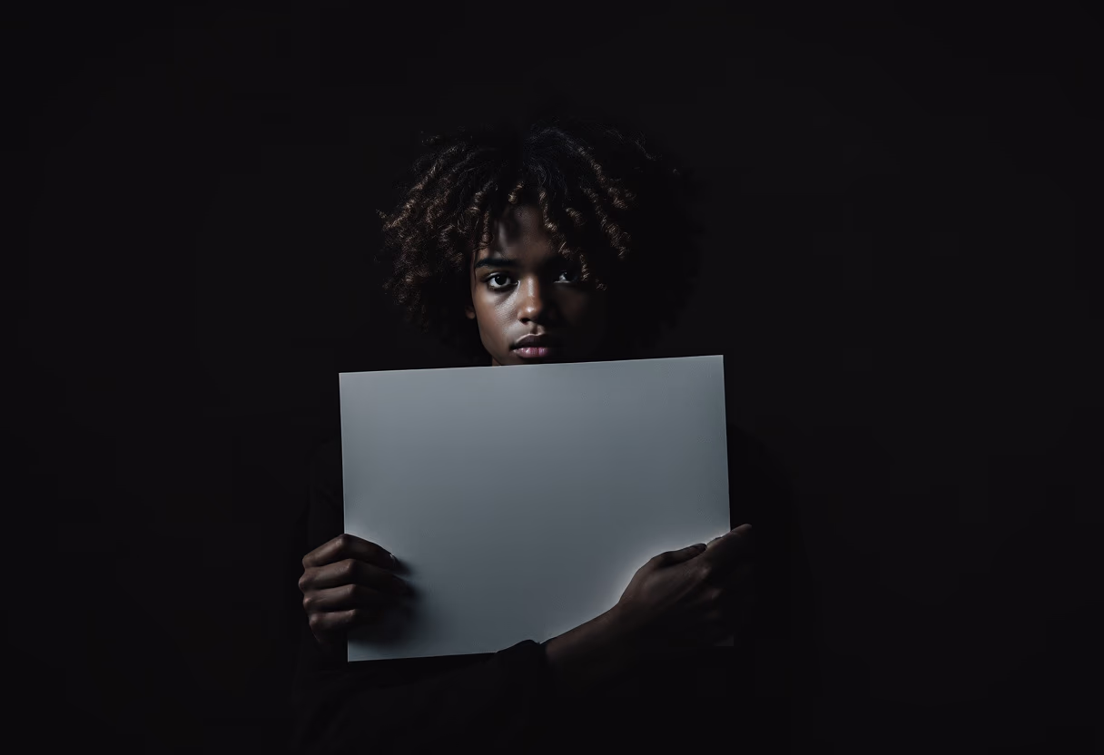 image of student holding a progress certificate