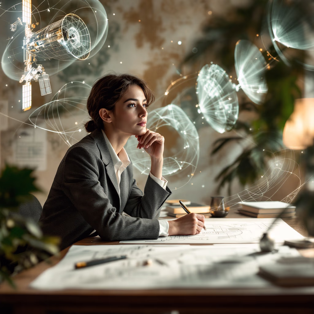 [team] image of an individual team member (for a space tech)