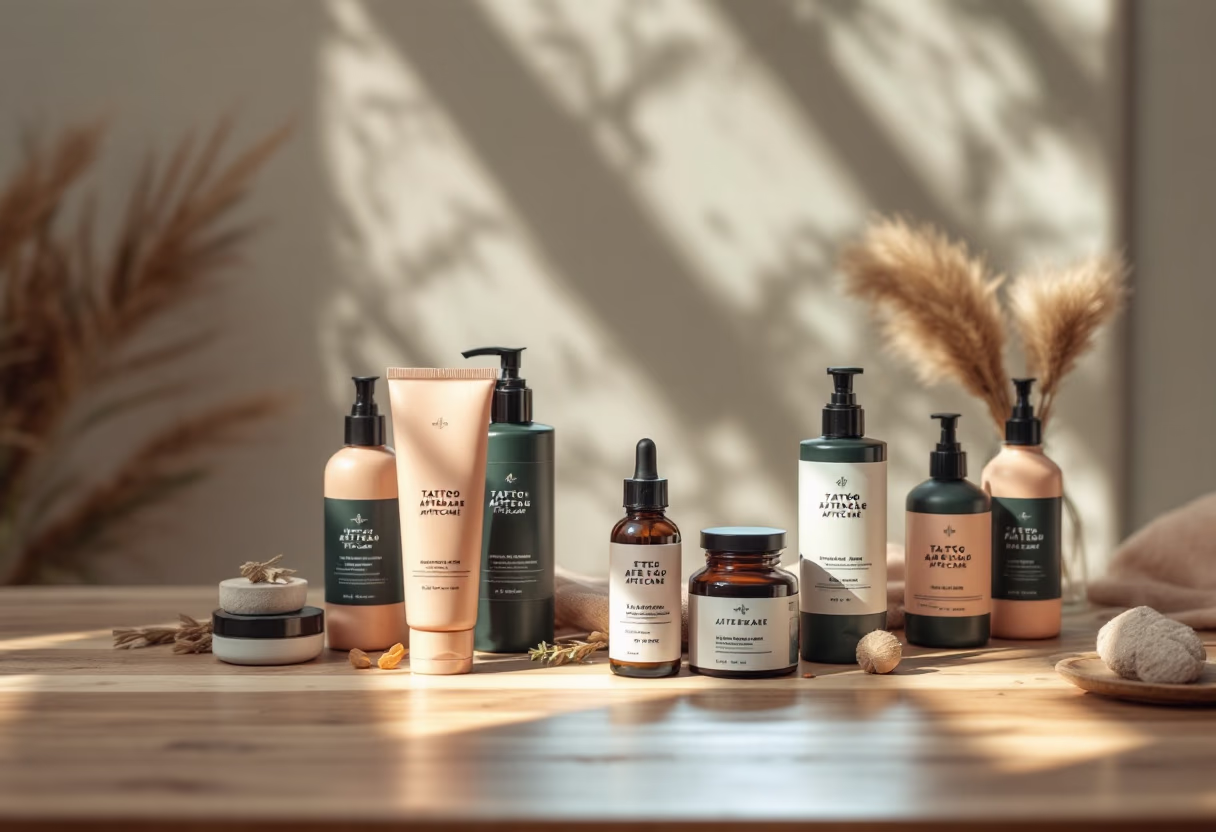 image of tattoo aftercare products