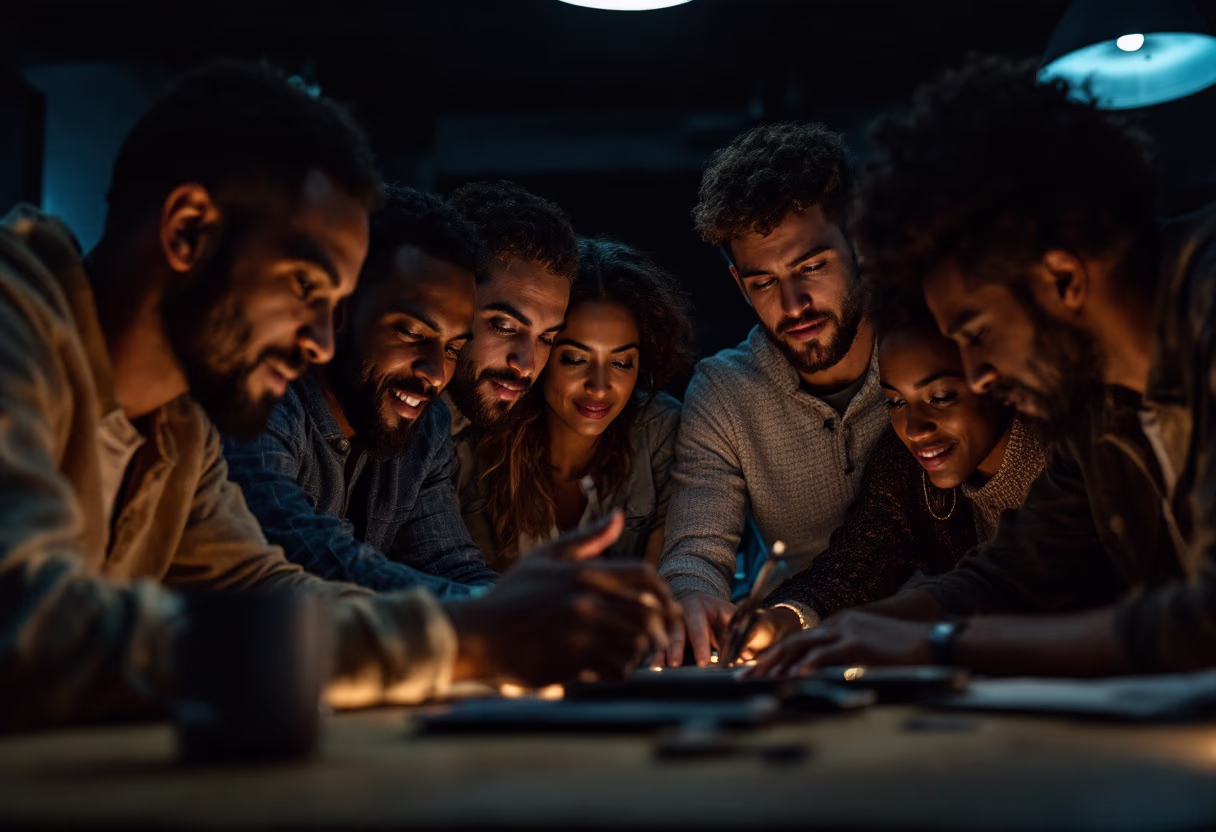 image of diverse group collaboration (for a hr tech)