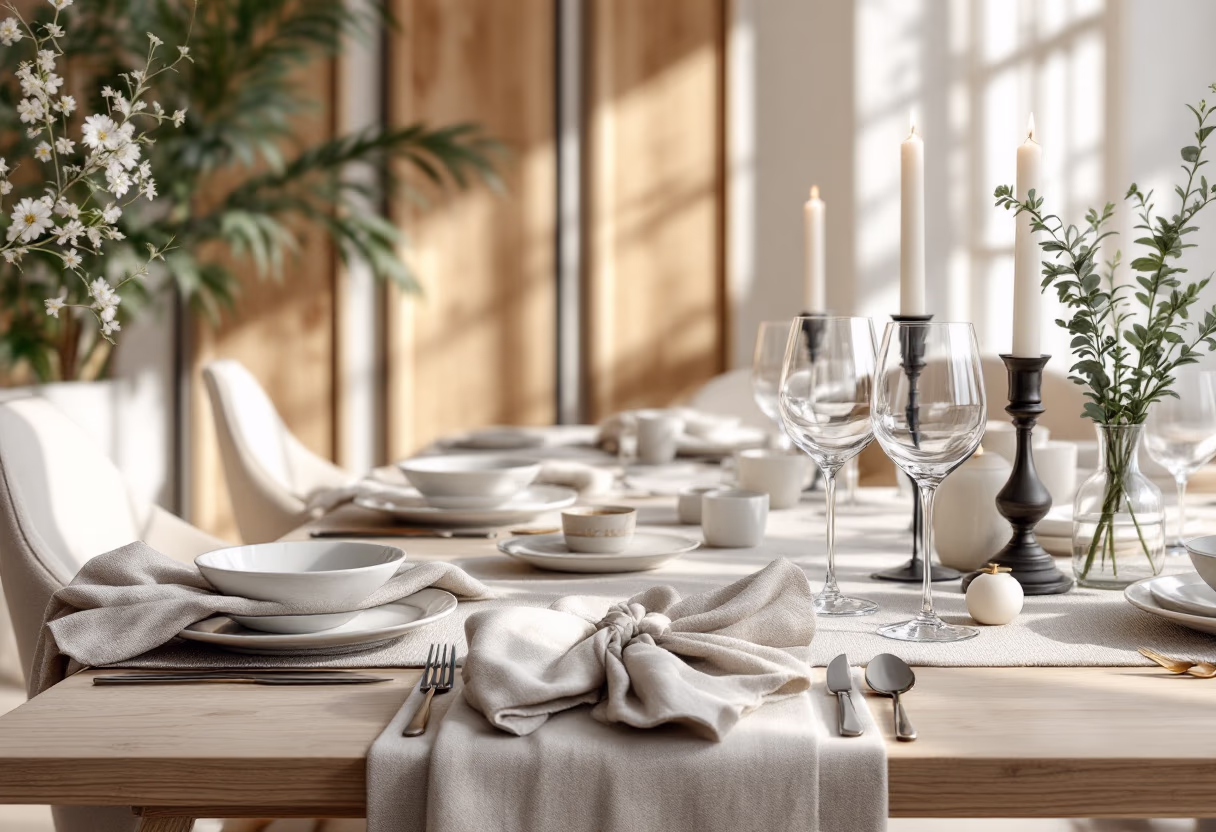 image of wine and dine setup