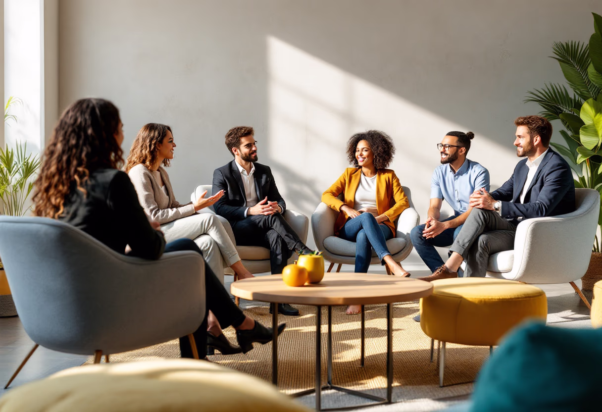 image of expert panel discussing blockchain