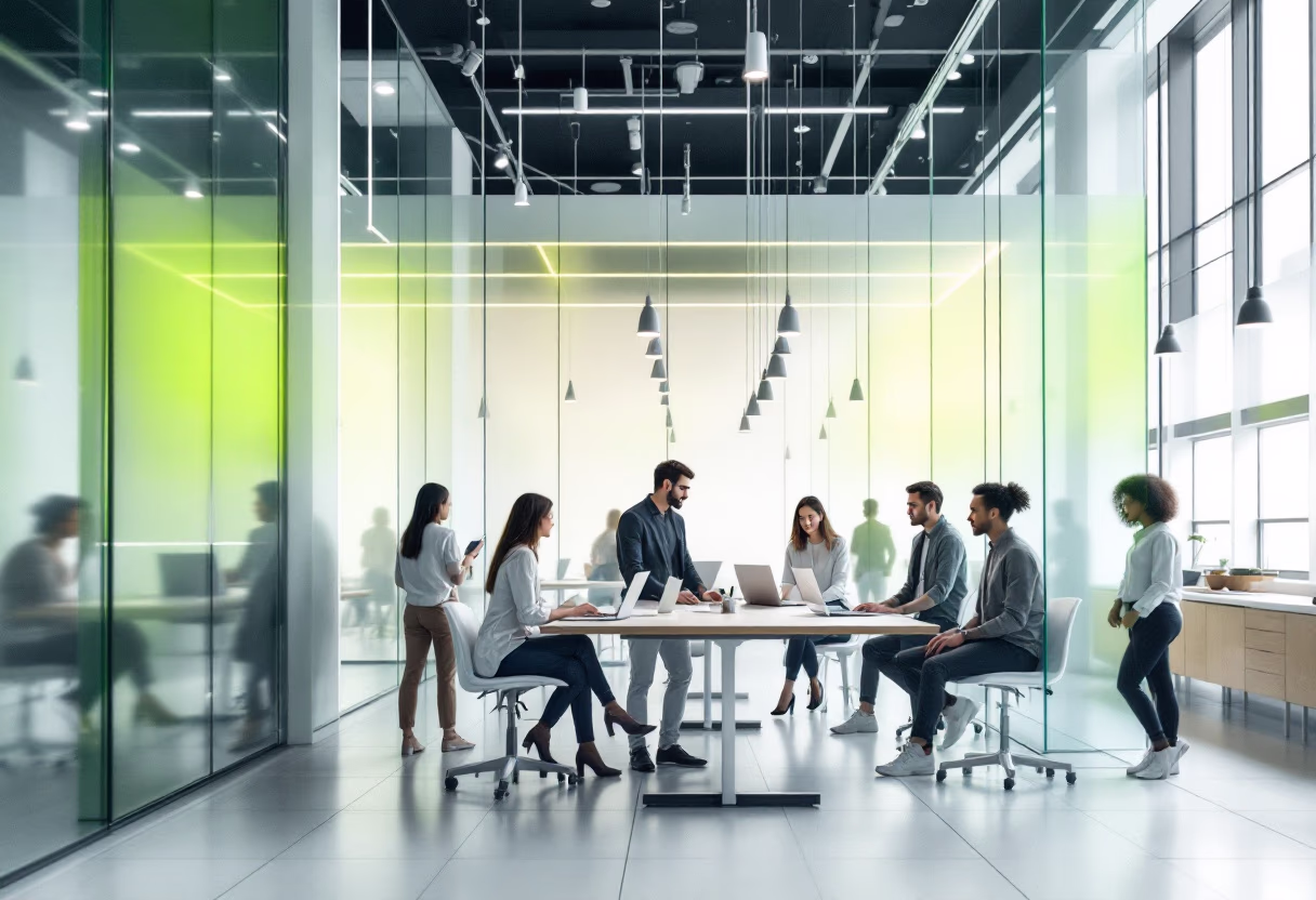 image of brainstorming session (for a productivity tools business)