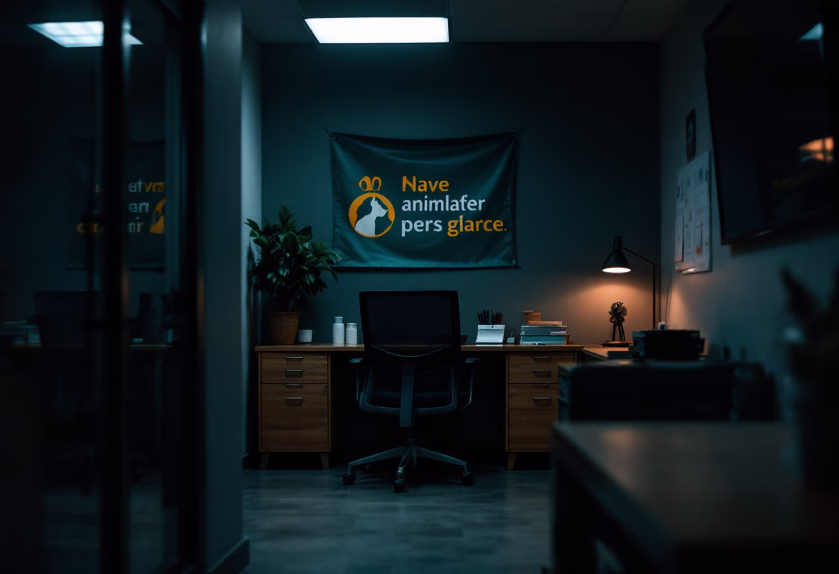 [background image] of office space