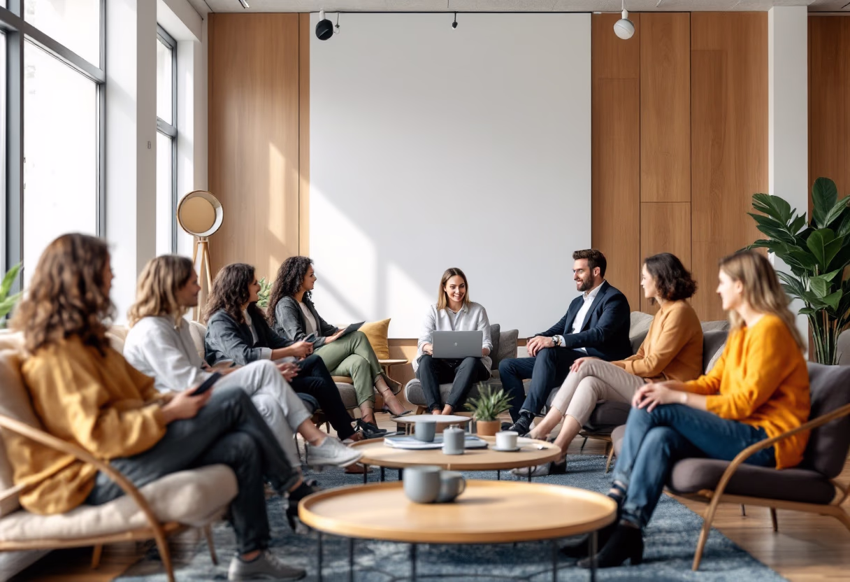 image of networking event (for a hr tech)