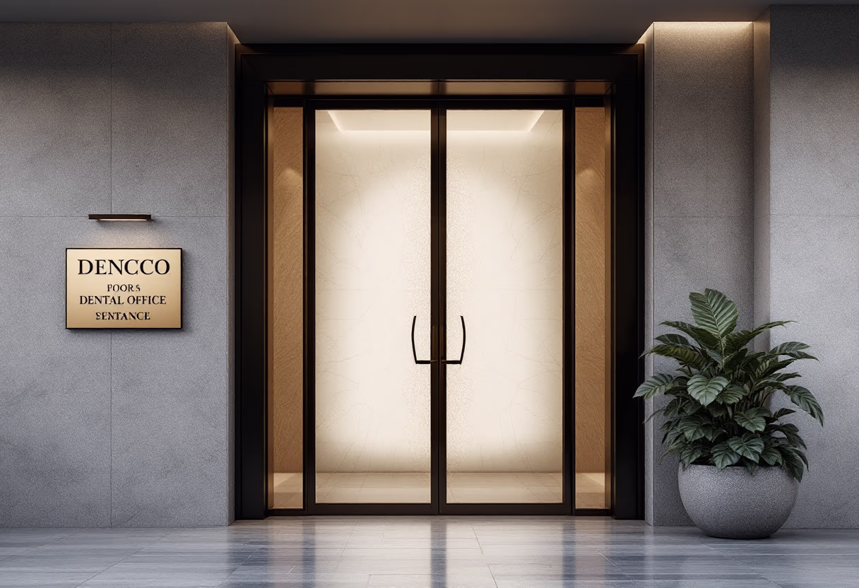 image of the office entrance (for a dental office)