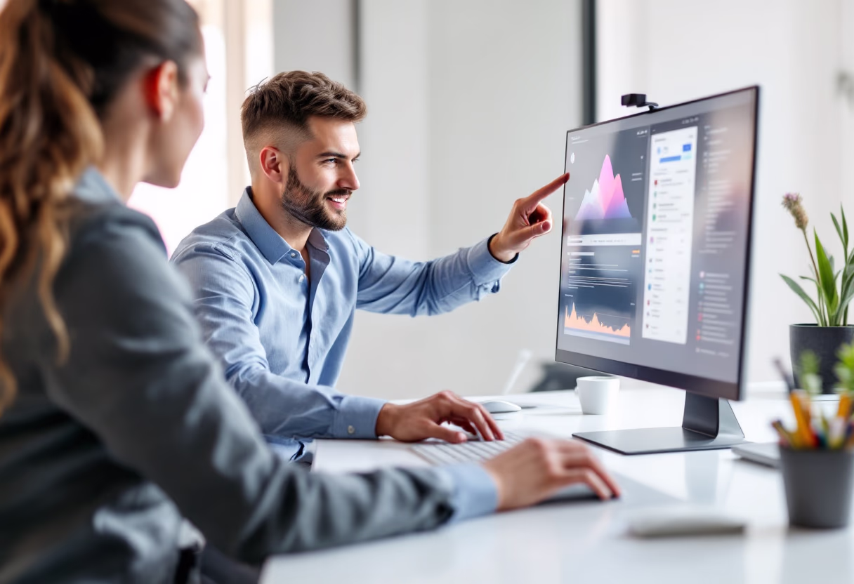 image of tech solutions demonstration (for a hr tech)