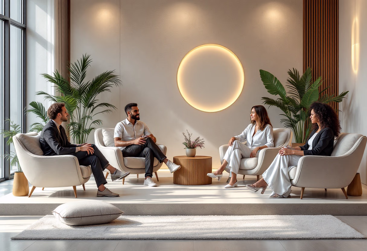 image of expert panel discussing blockchain