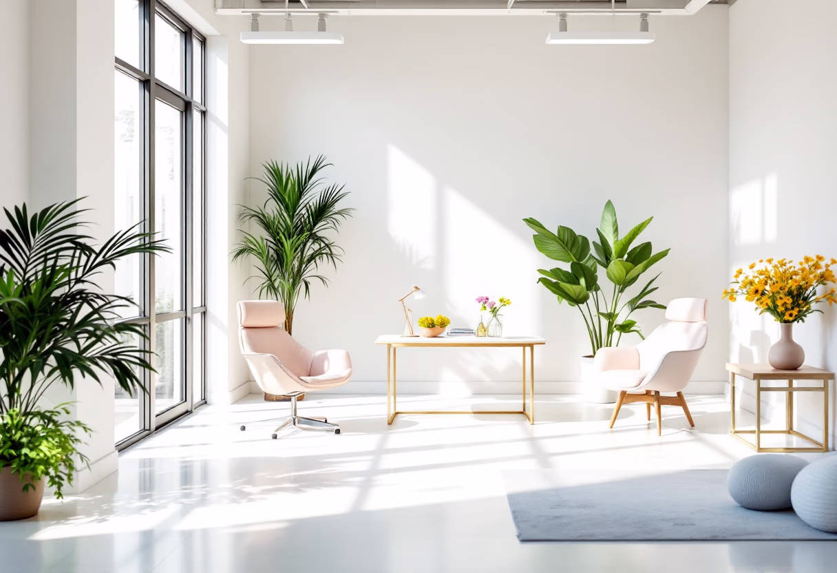 [background image] image of office setting