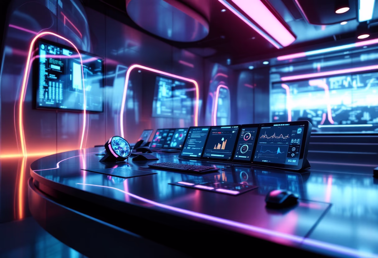 image of a traffic control center (for a mobility and transportation)