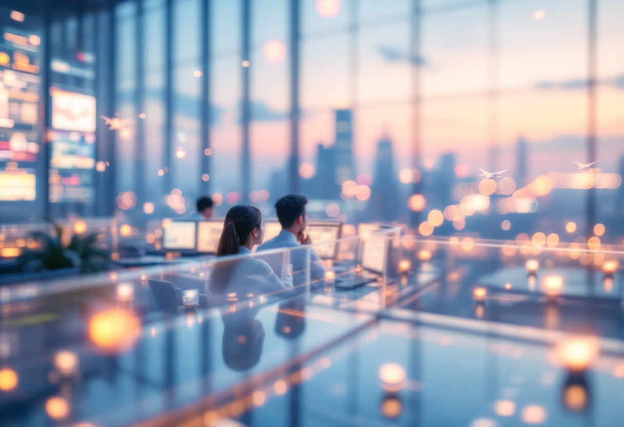 image of a traffic control center