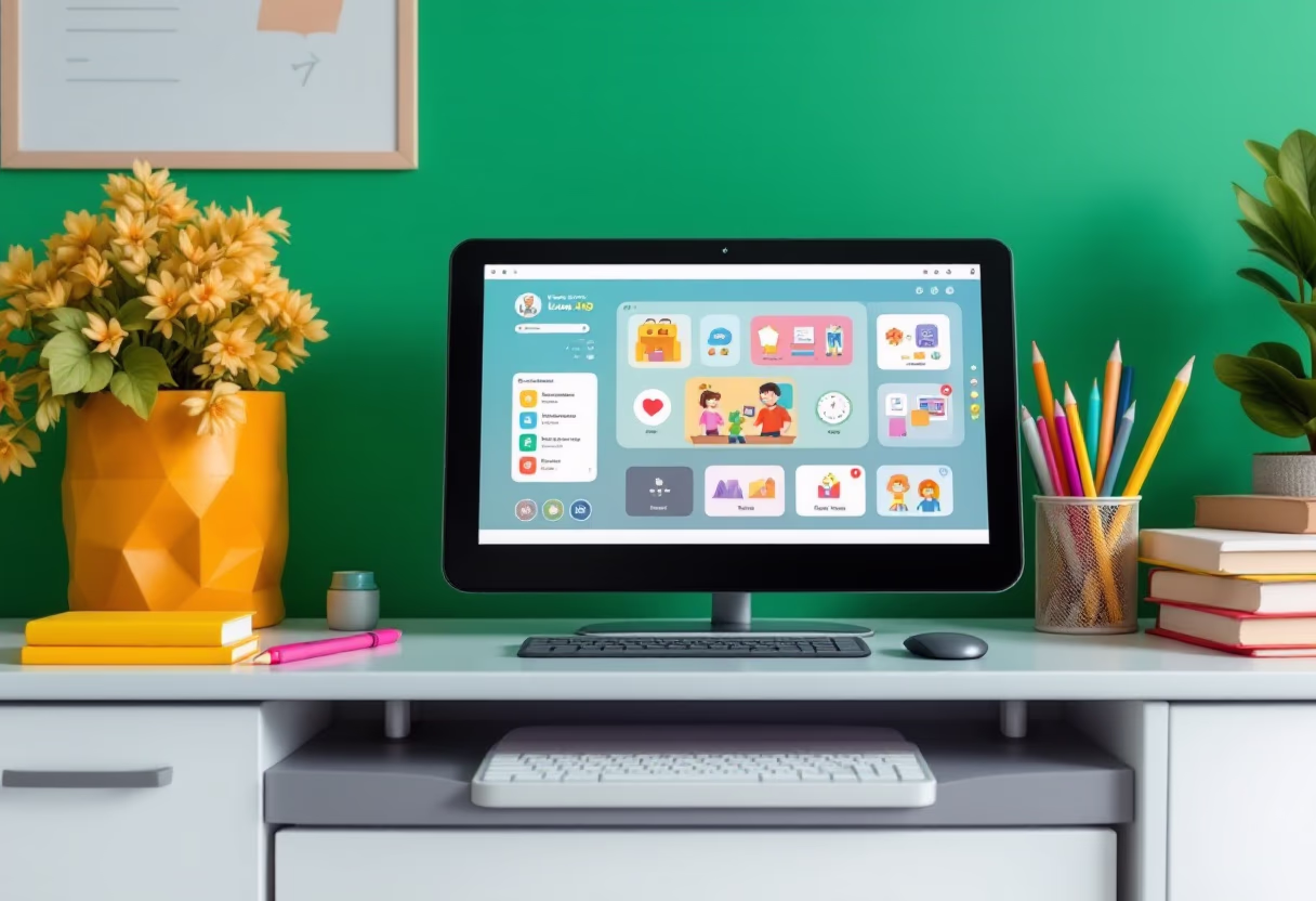 interactive educational tool in a classroom