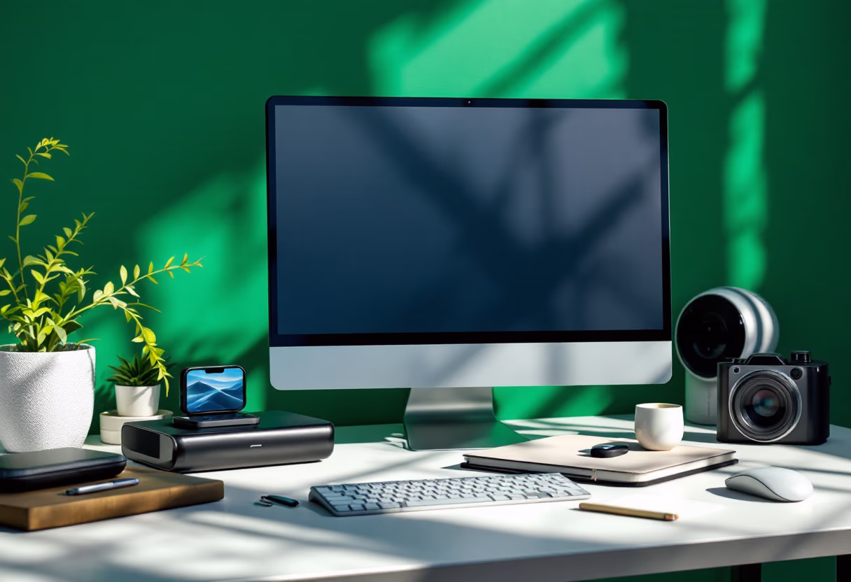 [background image] image of tech gadgets