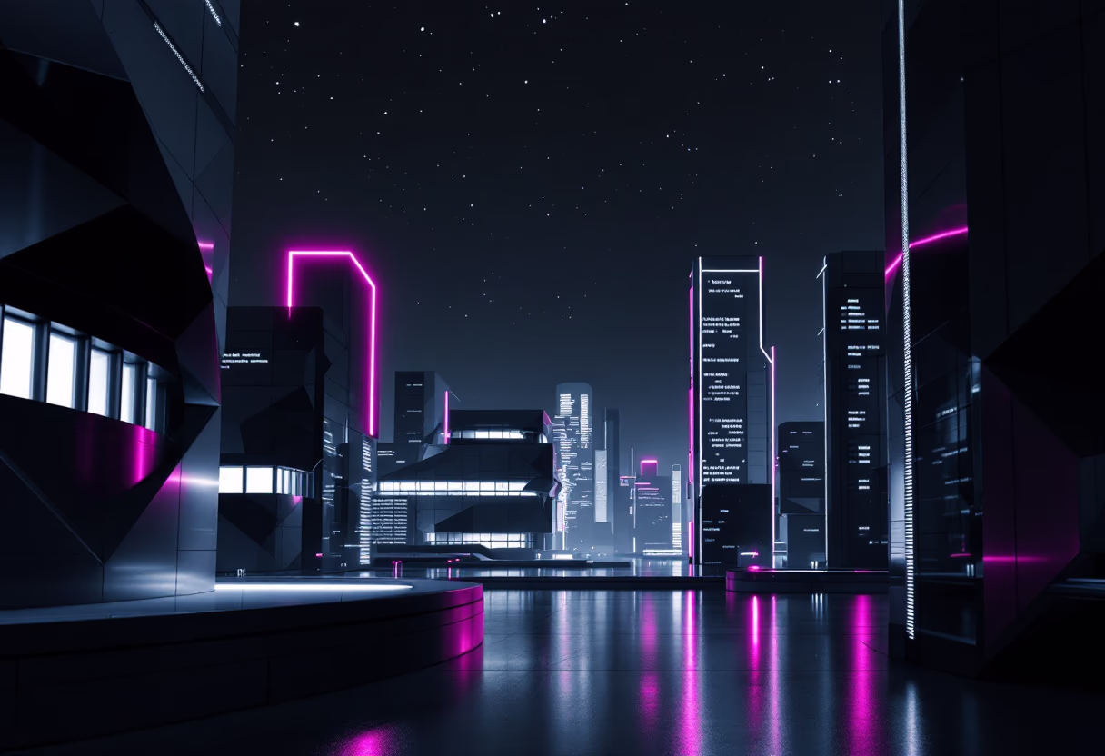 [background image] image of a cityscape at night (for a security company)