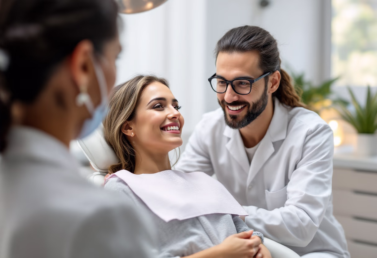 image of patient consultation (for a dental office)