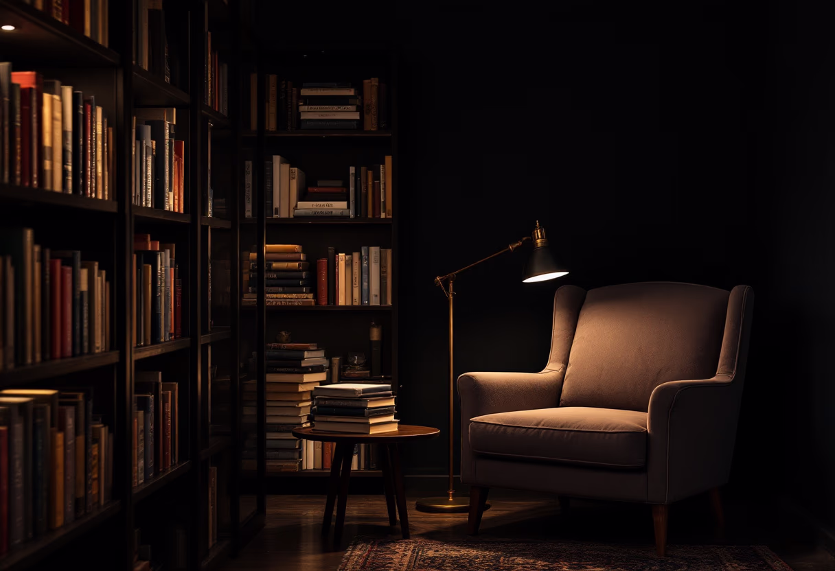 image of librarystyle setting (for a bookstore)