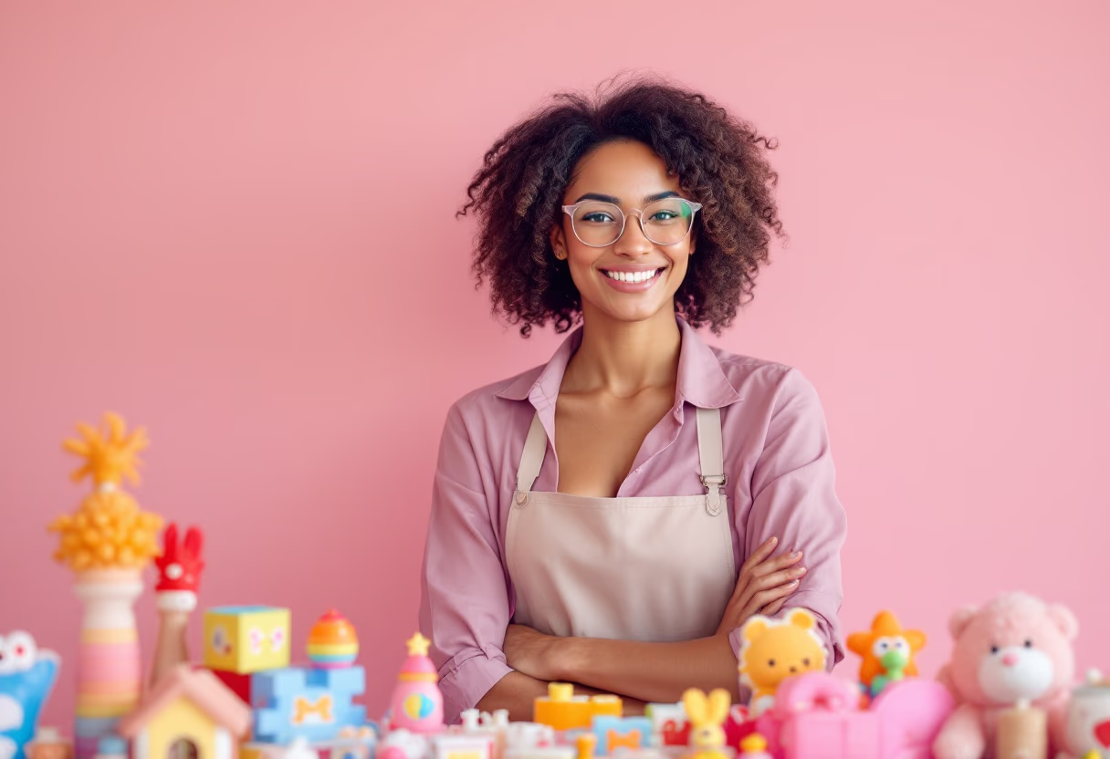 image of store owner or staff (for a toys & game store)