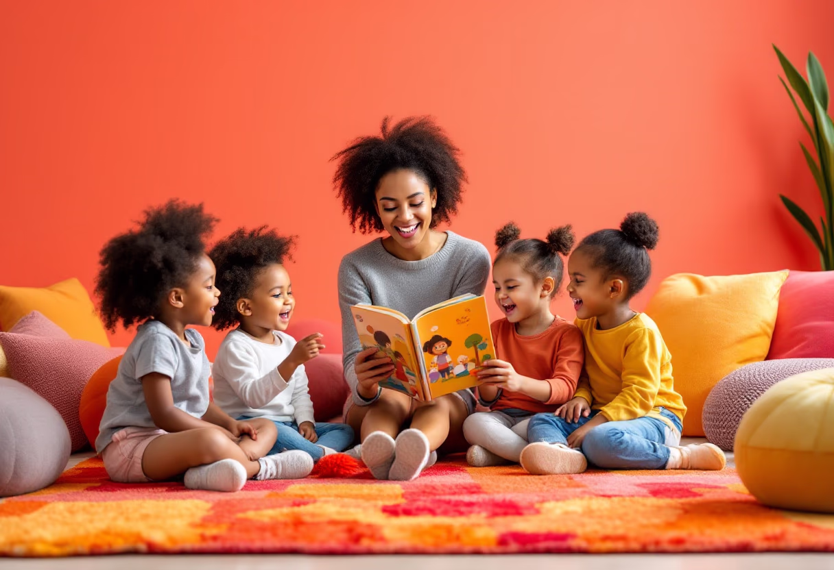 image of students during learning sessions (for a preschools & daycare)