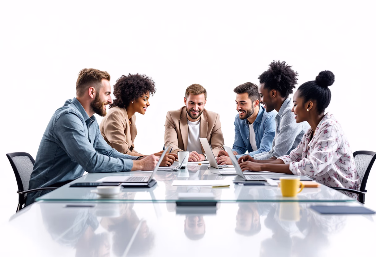 image of brainstorming session for a productivity tools business