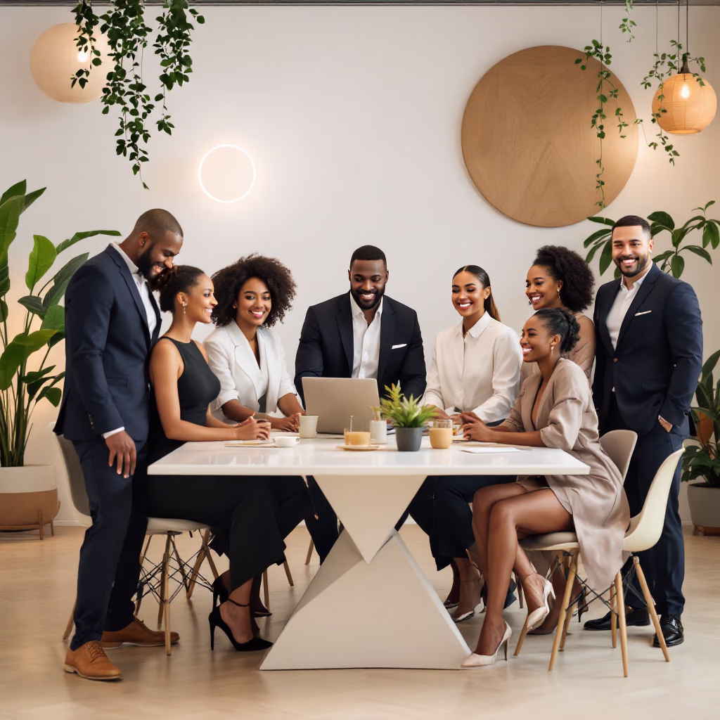 image of behind-the-scenes event planning [team]