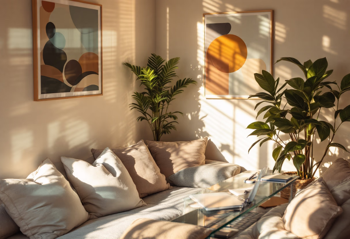 [background image] image of an inspiring workspace (for an ai marketing tech company)