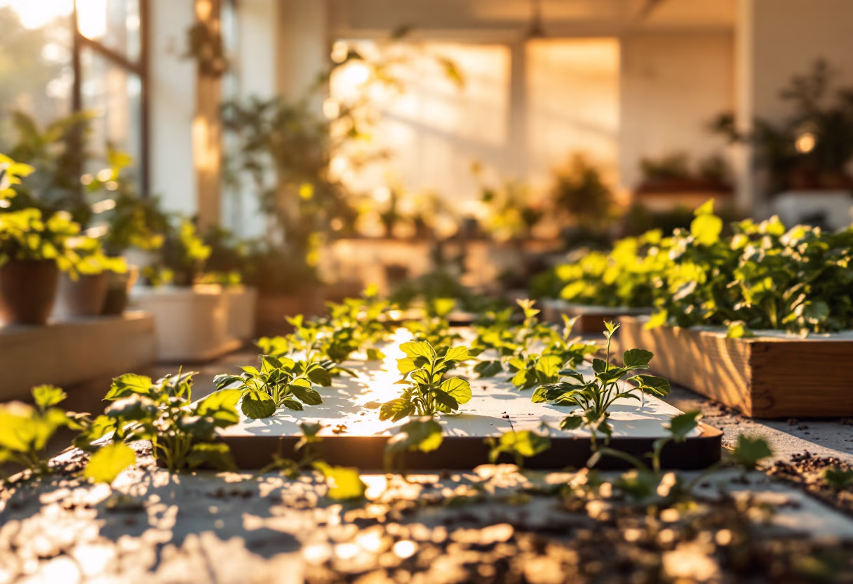 image of vertical farming system