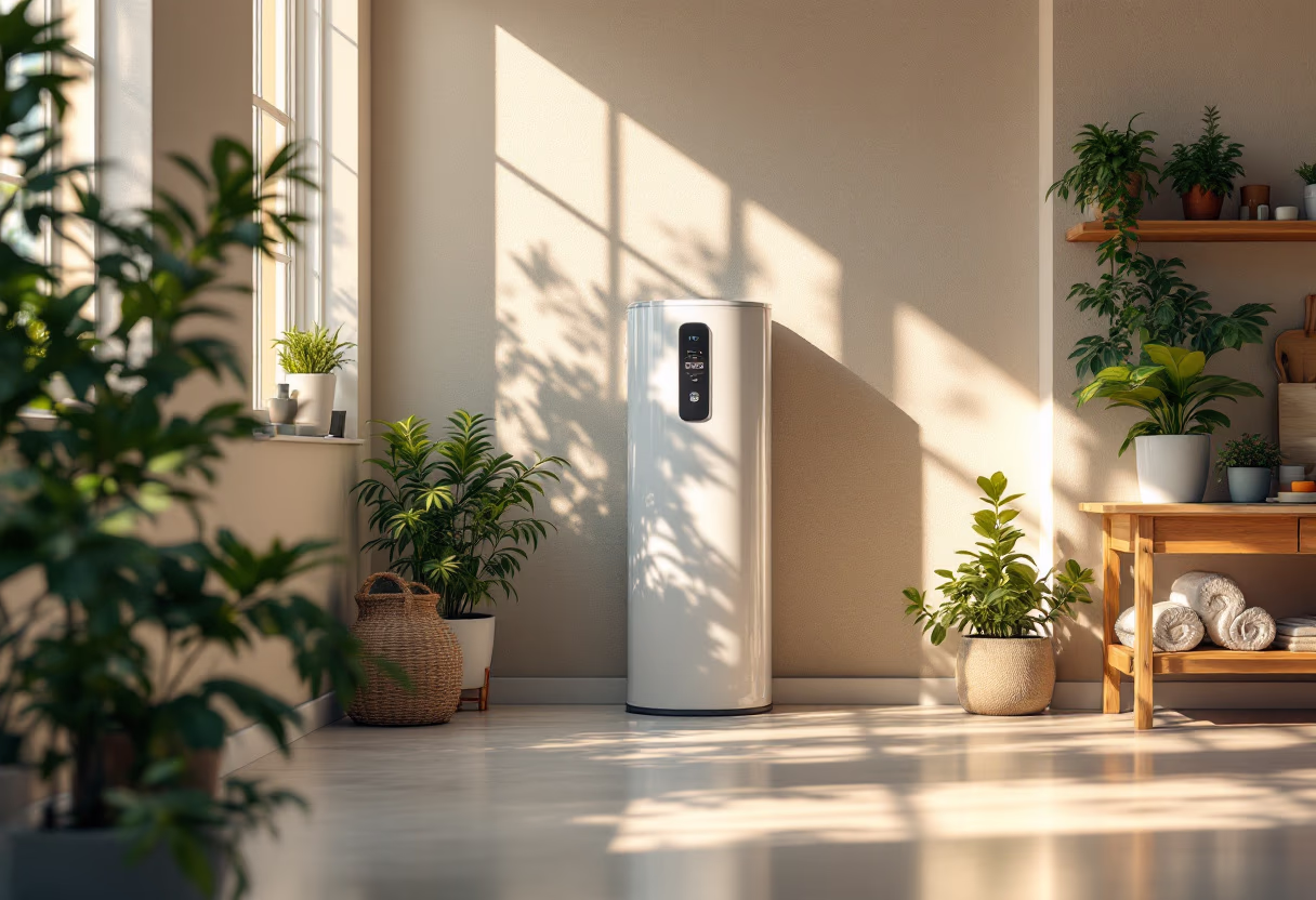 image of water heater installation