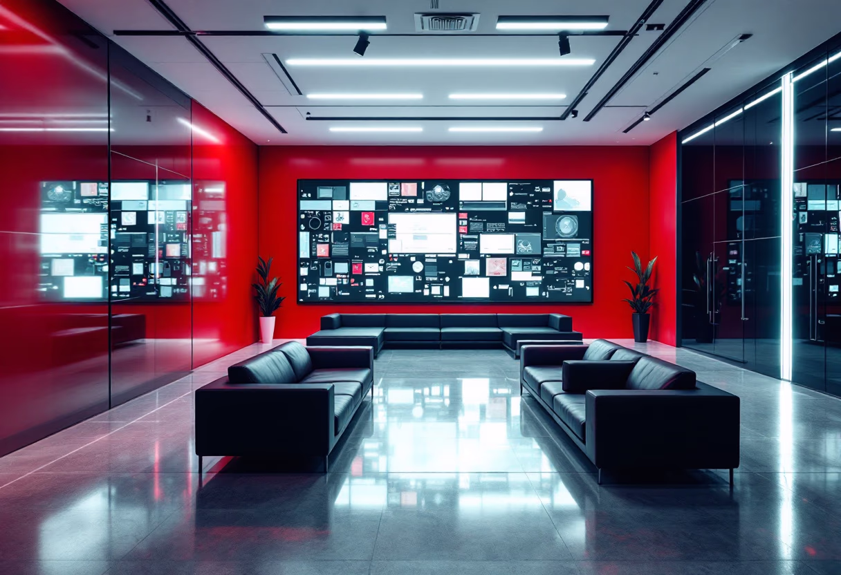[background image] image of tech office space (for a consumer apps)