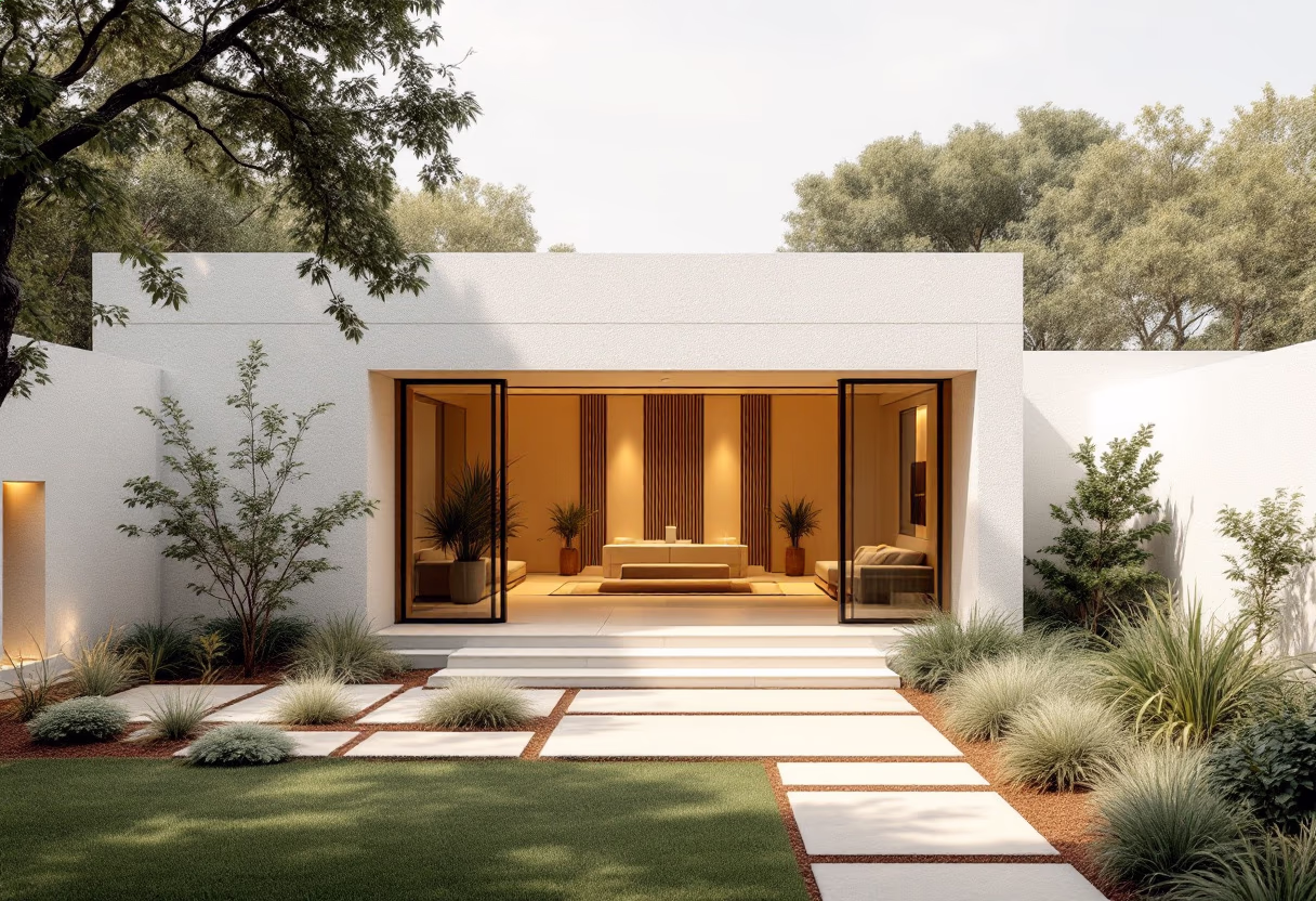 [background image] funeral home exterior