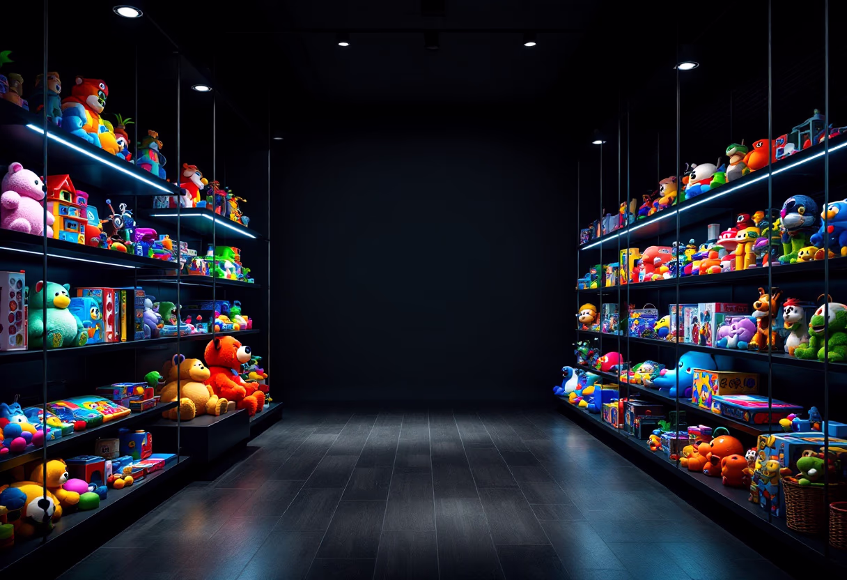 [background image] retail environment (for a toys & game store)