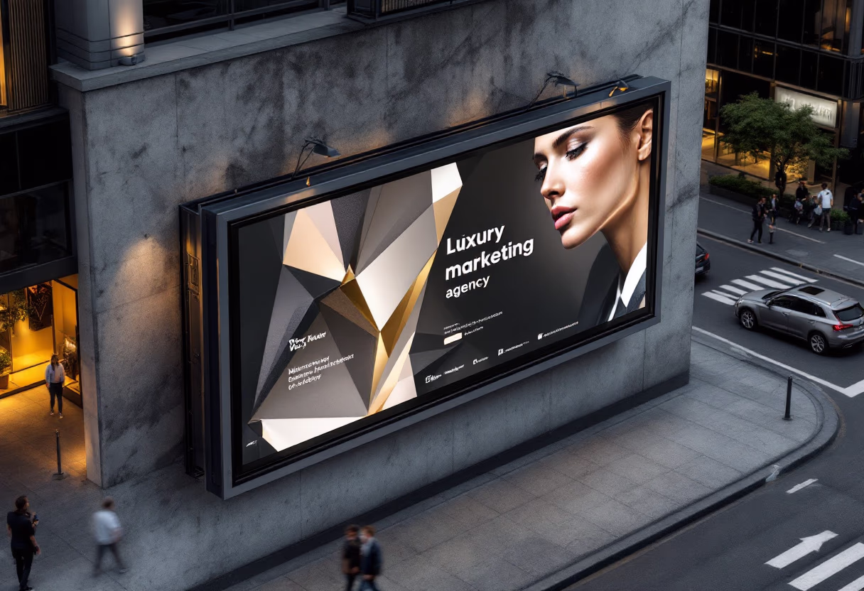 image of billboard advertisement (for a digital marketing & advertising agency)