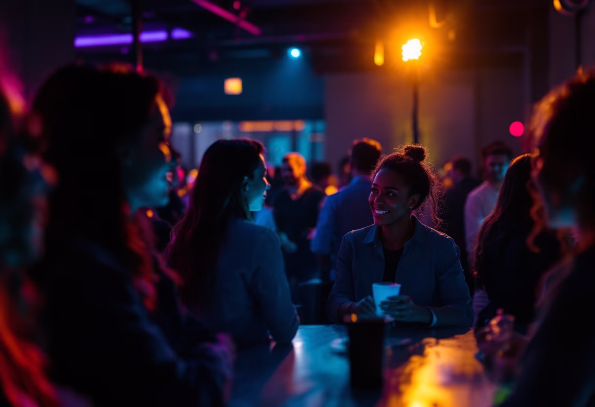 image of networking event (for a hr tech)