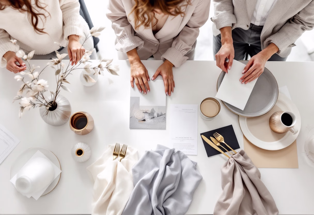 decor selection process for an event