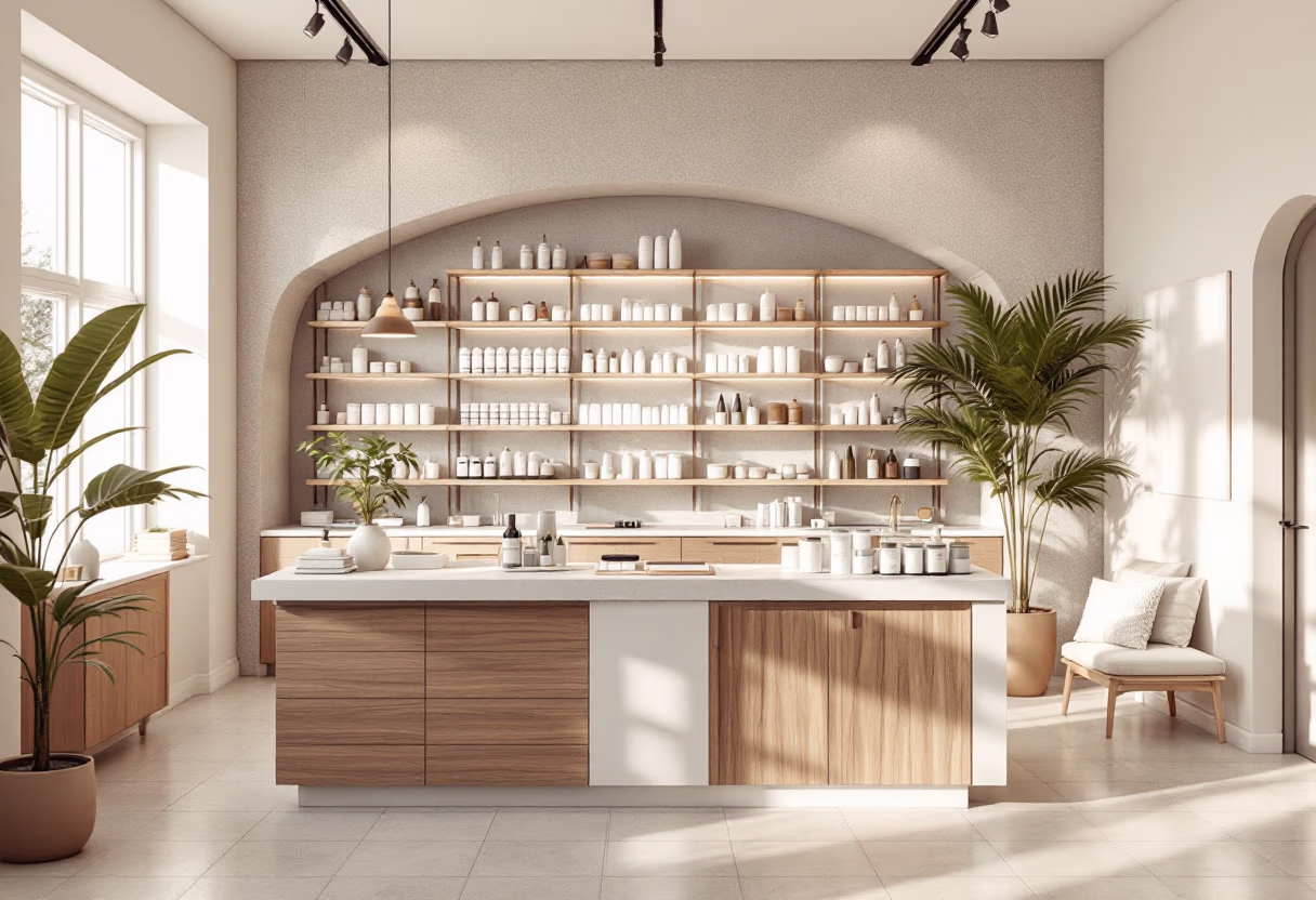 [background image] calm, inviting pharmacy interior for a pharmacy